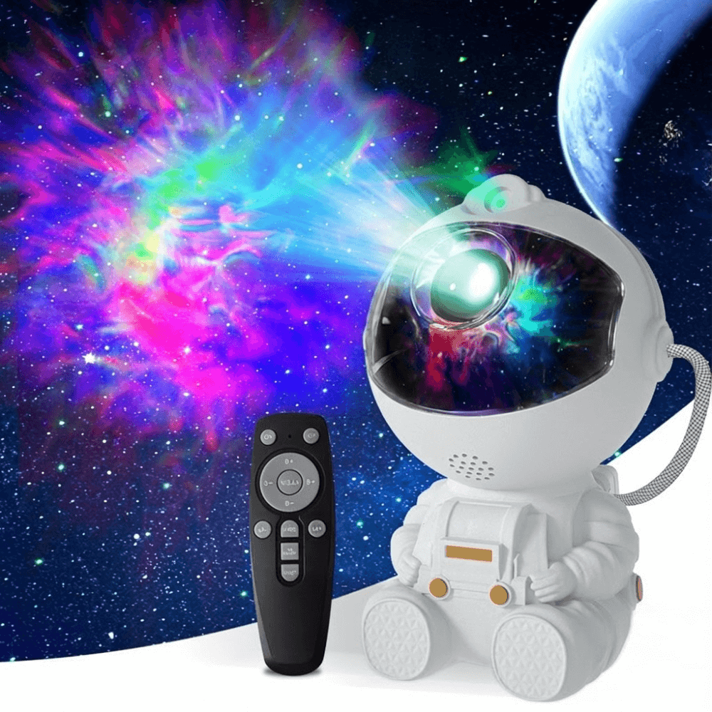 Astronaut Galaxy Projector — Nebula Star Night Light with Remote